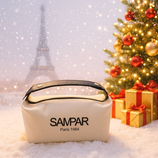 SAMPARラグジュアリー バニティポーチ