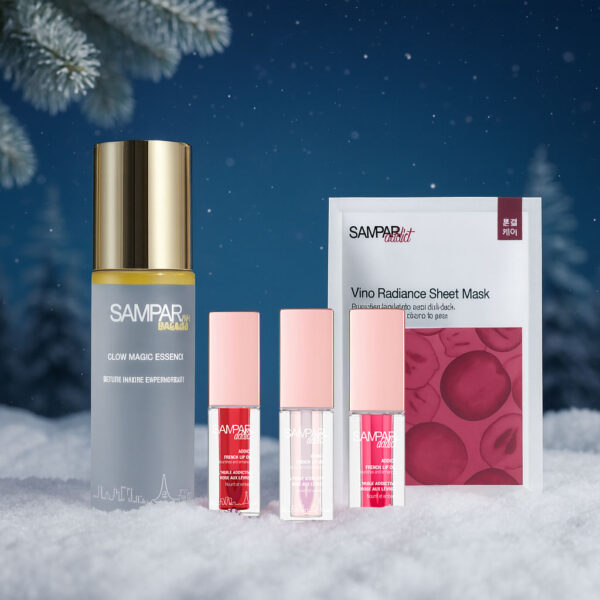 サンパー クリスマス グロウ&リップ&マスク セット